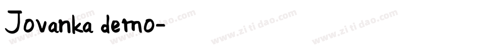 Jovanka demo字体转换